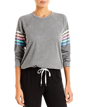 Pj Salvage Rainbow Stripe Lounge Top