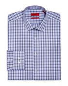Hugo Cotton Check Slim Fit Dress Shirt