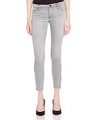 Black Orchid Amber Zip Skinny Jeans In Clouded