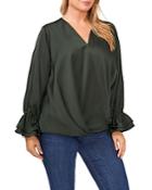 Vince Camuto Wrap Front Top