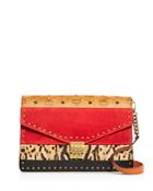 Mcm Patricia Mixed Media Large Convertible Clutch