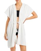 Echo Double Gauze Short Swim Cover-up