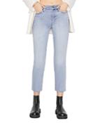 Frame Le High Straight Leg Jeans In Alemany