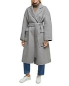 French Connection Agatima Oversized Belted Coat