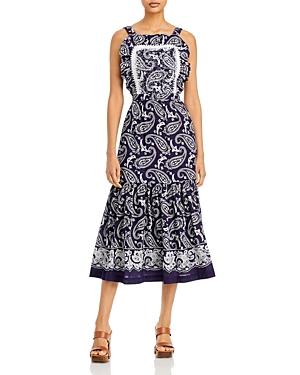 Sea Theodora Paisley Print Apron Dress