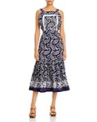Sea Theodora Paisley Print Apron Dress
