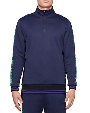 Ps Paul Smith Half Zip Mock Neck Sweatshirt