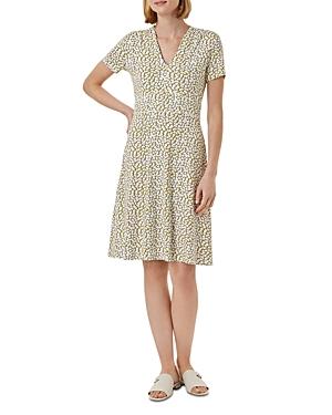 Hobbs London Lina Printed A Line Dress