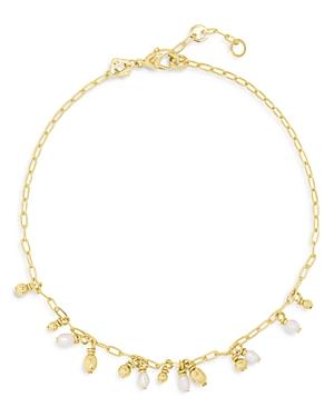 Kendra Scott Mollie Cultured Freshwater Pearl And Bead Ankle Bracelet
