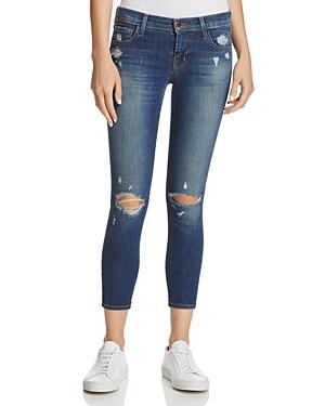J Brand Low-rise Skinny Crop Jeans In Affinity