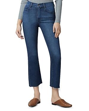 Dl1961 Bridget Crop Kick Flare Jeans In Eco Dark Raw