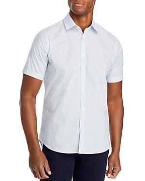 Canali Circle Print Sport Shirt