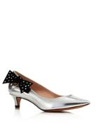 Marc Jacobs Ally Pointed Toe Kitten Heel Pumps