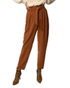 Pinko Raphaela Pleated Draped Trousers