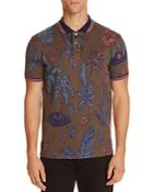 Ps Paul Smith Floral Slim Fit Polo Shirt