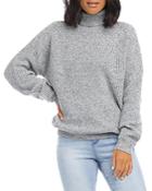Karen Kane Metallic Turtleneck Sweater