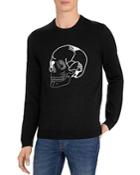 The Kooples Embroidered Skull-motif Sweater