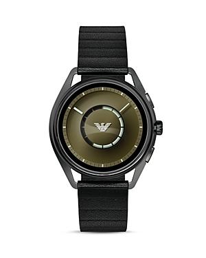 Emporio Armani Gunmetal-tone Touchscreen Smartwatch, 43mm
