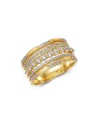 Bloomingdale's Diamond Multi Row Band In Satin Finish 14k Yellow Gold, 0.60 Ct. T.w. - 100% Exclusive
