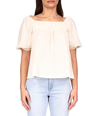 Sanctuary Darling Gauze Puff Sleeve Top