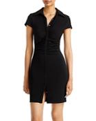 Cinq A Sept Amira Ruched Shirt Dress