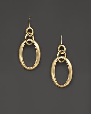 Ippolita 18k Gold Glamazon Short Oval Link Earrings