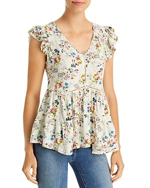Bila Flutter Sleeve Top