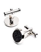 Montblanc Blue Goldstone Round Cufflinks