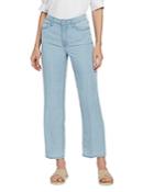 Nydj Relaxed Straight Ankle Jeans In Sumstripes