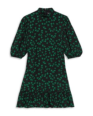 The Koopled Naive Flowers Print Dress