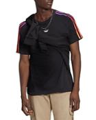 Adidas Originals 3-stripes Cotton Logo Graphic Tee
