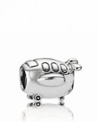 Pandora Charm - Sterling Silver Airplane, Moments Collection