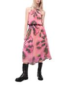 Pinko Fasano Tie Dyed Halter Dress