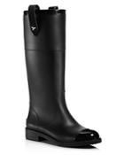 Jimmy Choo Edith Rubber & Leather Tall Boots