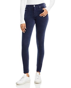 Ag Farrah Velvet Skinny Jeans In Blue Express - 100% Exclusive