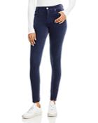 Ag Farrah Velvet Skinny Jeans In Blue Express - 100% Exclusive