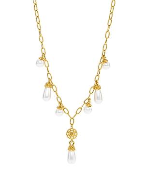 Capucine De Wulf Capucine Drop Pearl Necklace, 18