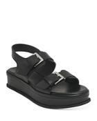 Whistles Women's Marley Double Buckle Sandals