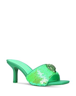 Kurt Geiger London Women's Kensington Square Toe Slip On Sandals