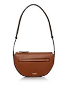 Burberry Olympia Leather Hobo Shoulder Bag