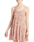 Ava & Esme Floral Tiered Tank Dress (59% Off) - Comparable Value $98