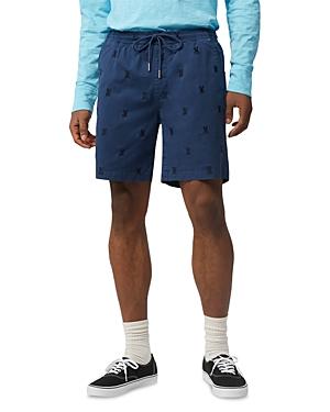 Psycho Bunny Sawyer Logo Embroidered Regular Fit Drawstring Shorts
