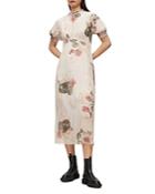 Allsaints Laverna Asago Cutout Back Dress