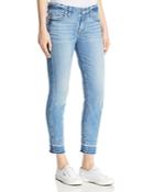 7 For All Mankind Ankle Skinny Released-hem Jeans In East Village