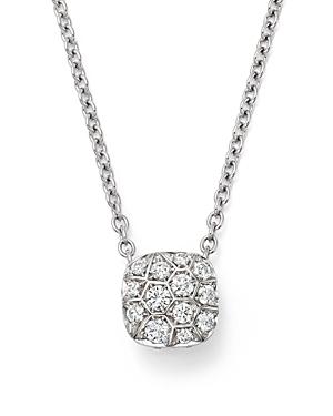 Pomellato Nudo Necklace With Diamonds In 18k White & Rose Gold
