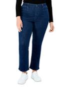 Nic+zoe Plus All Day High Rise Ankle Demi Bootcut Jeans In Atlas