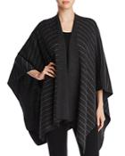 Eileen Fisher Reversible Merino Wool Stripe Serape
