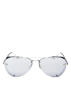 Dior Men's Chroma Mirrored Brow Bow Aviator Sunglasses, 60mm