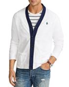 Polo Ralph Lauren Varsity Style Mesh Cardigan