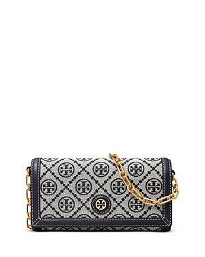 Tory Burch T Monogram Jacquard Wallet Crossbody